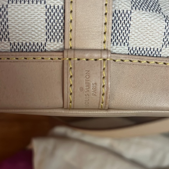 Louis Vuitton Damier Azur Noe BB Bucket Bag like new - Picture 8 of 12
